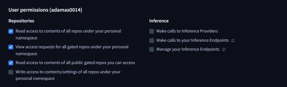 Enable token access